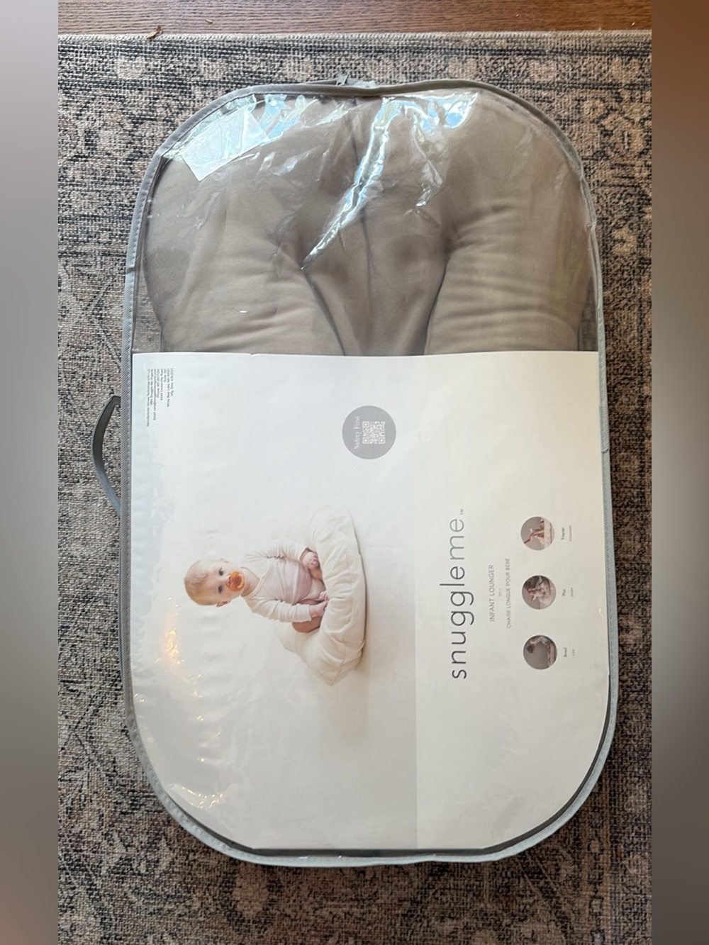 Snuggle Me Organic Lounger in Birch with Honey cover
